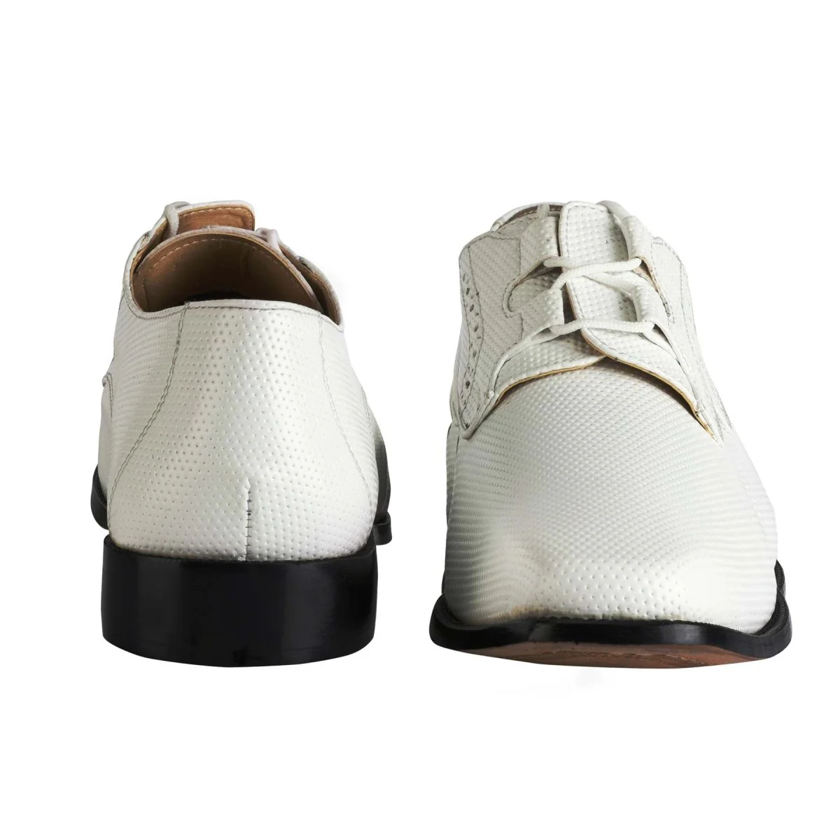 Liberty Zeno Blacktown Genuine Leather Oxford Style Lace-Up Dress Shoes For Men - Image 41