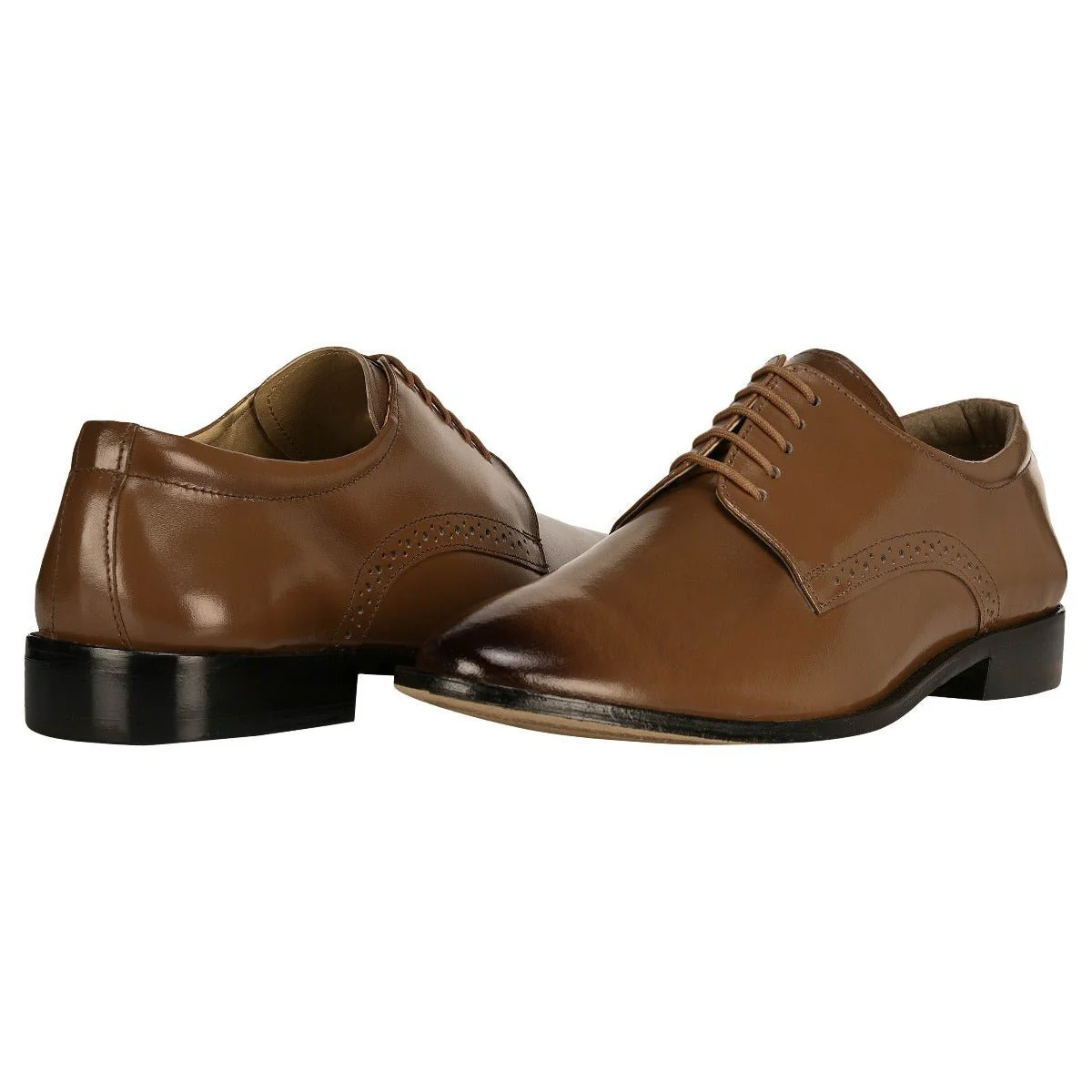 Liberty Zeno Boseman Genuine Leather Derby Style Dress Shoes For Men - Image 2