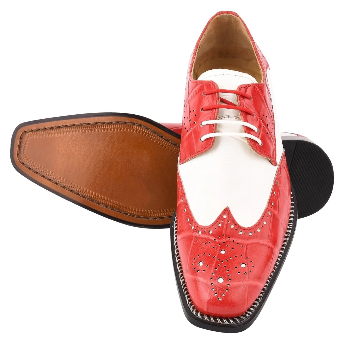 Liberty Zeno Boyka Leather Red Bottom Oxford Style Dress Shoes - Image 13