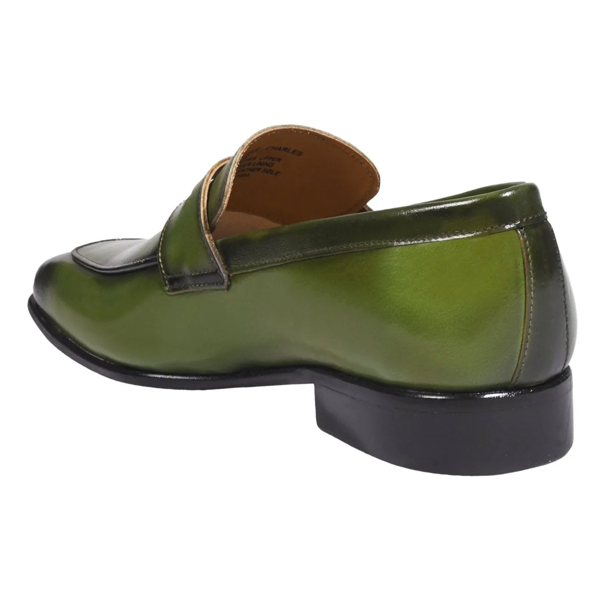 Liberty Zeno Charles Handmade Leather Slip-On Men Loafer Shoes - Image 12