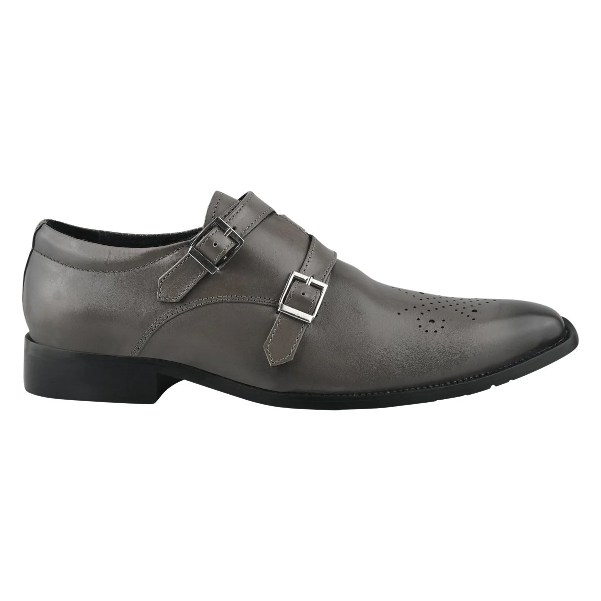 Liberty Zeno Chatswood Leather Oxford Style Monk Straps - Image 12