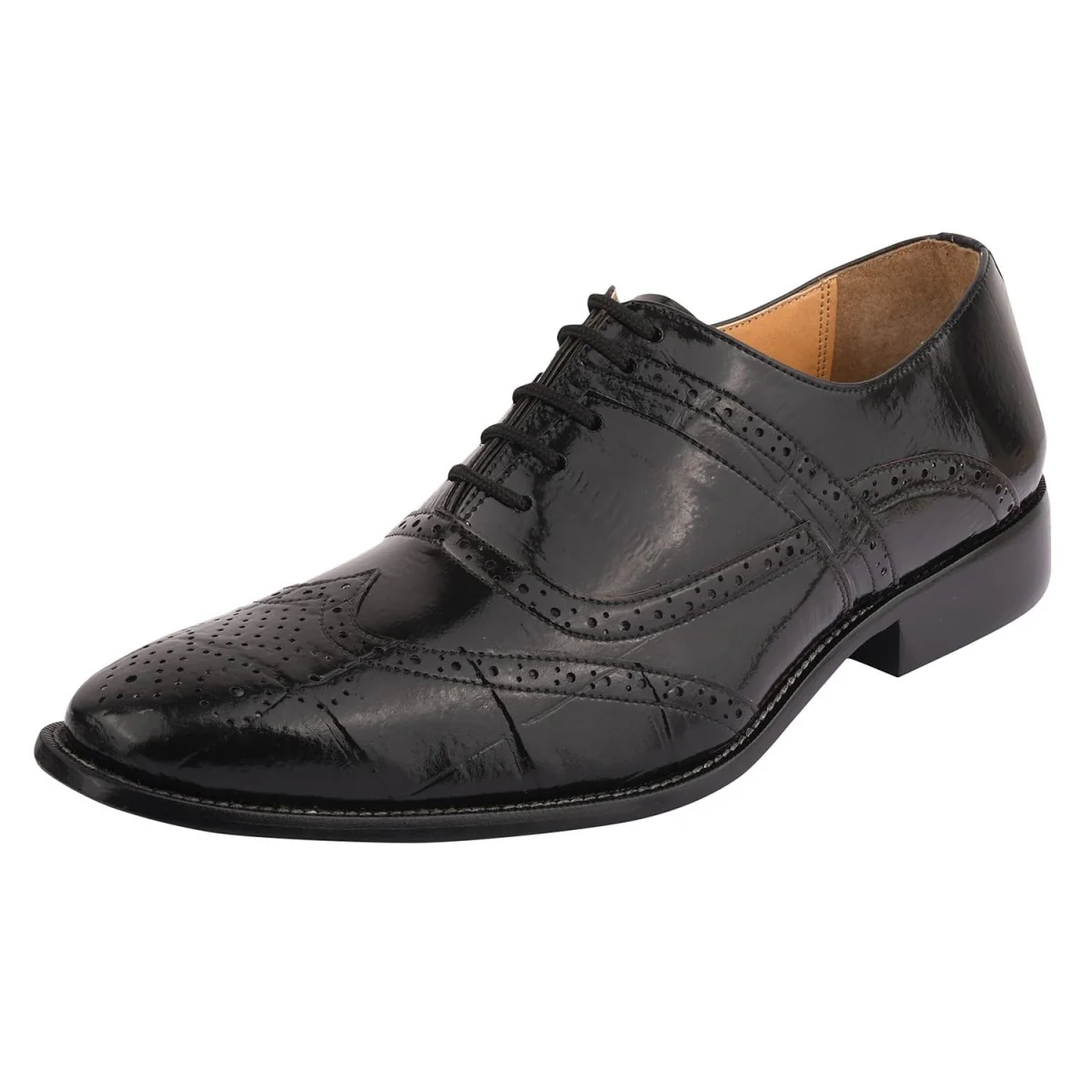 Liberty Zeno Dallas Genuine Leather Oxford Style Brogue Dress Shoes - Image 15