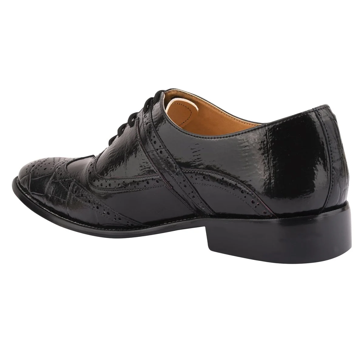 Liberty Zeno Dallas Genuine Leather Oxford Style Brogue Dress Shoes - Image 17