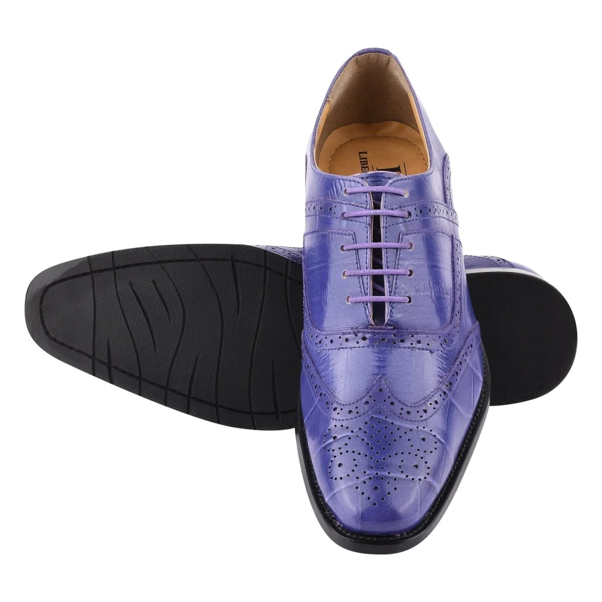 Liberty Zeno Dallas Genuine Leather Oxford Style Brogue Dress Shoes - Image 23