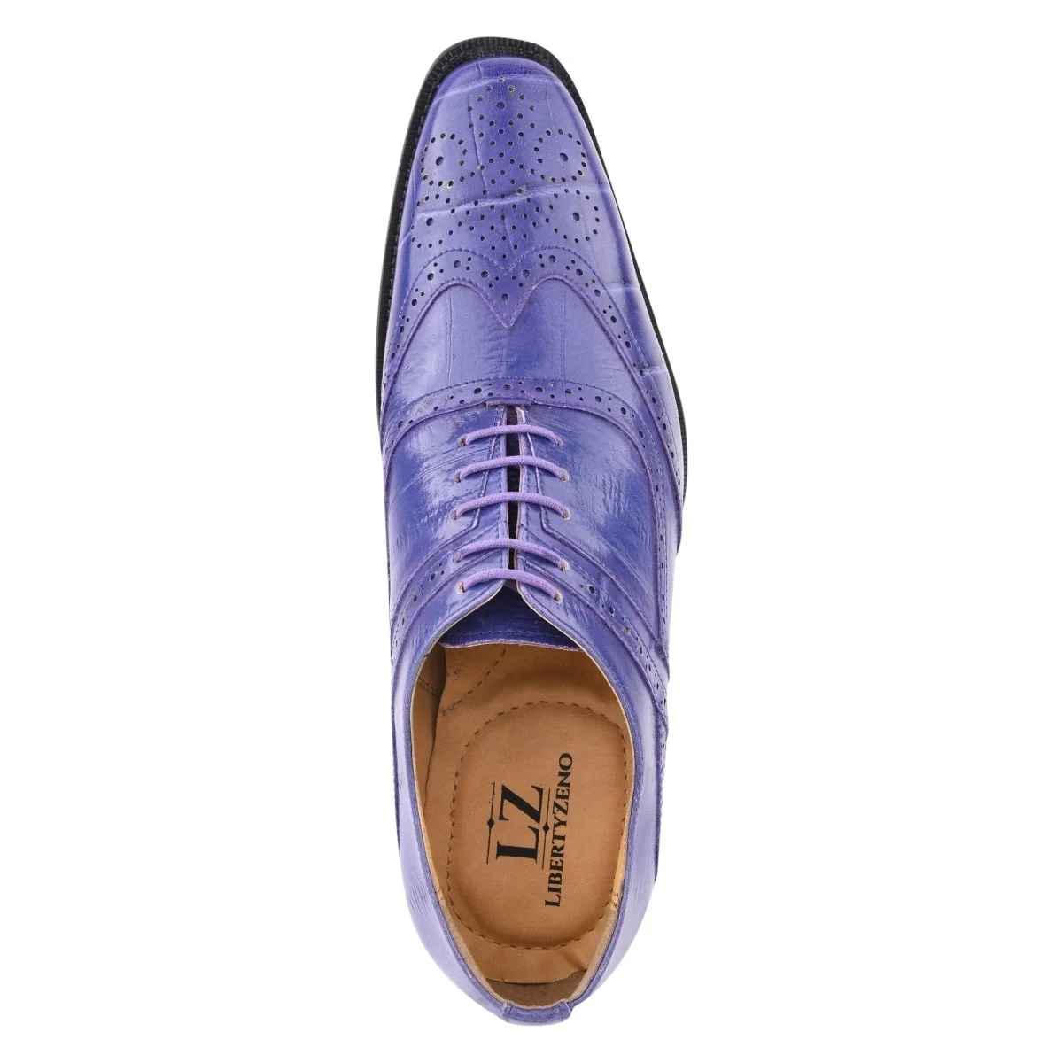 Liberty Zeno Dallas Genuine Leather Oxford Style Brogue Dress Shoes - Image 24