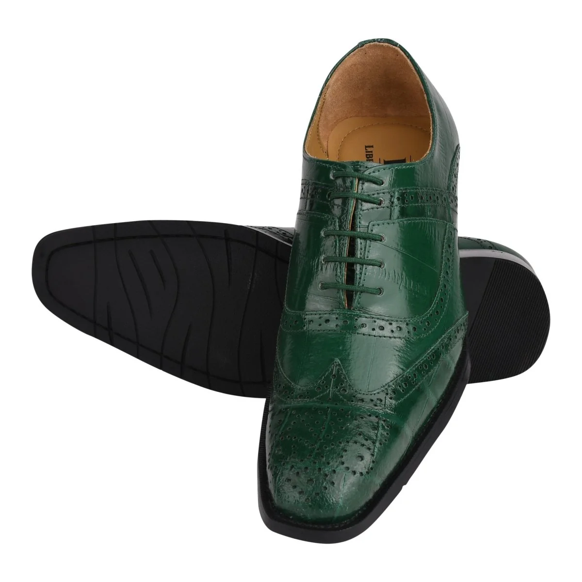 Liberty Zeno Dallas Genuine Leather Oxford Style Brogue Dress Shoes - Image 30