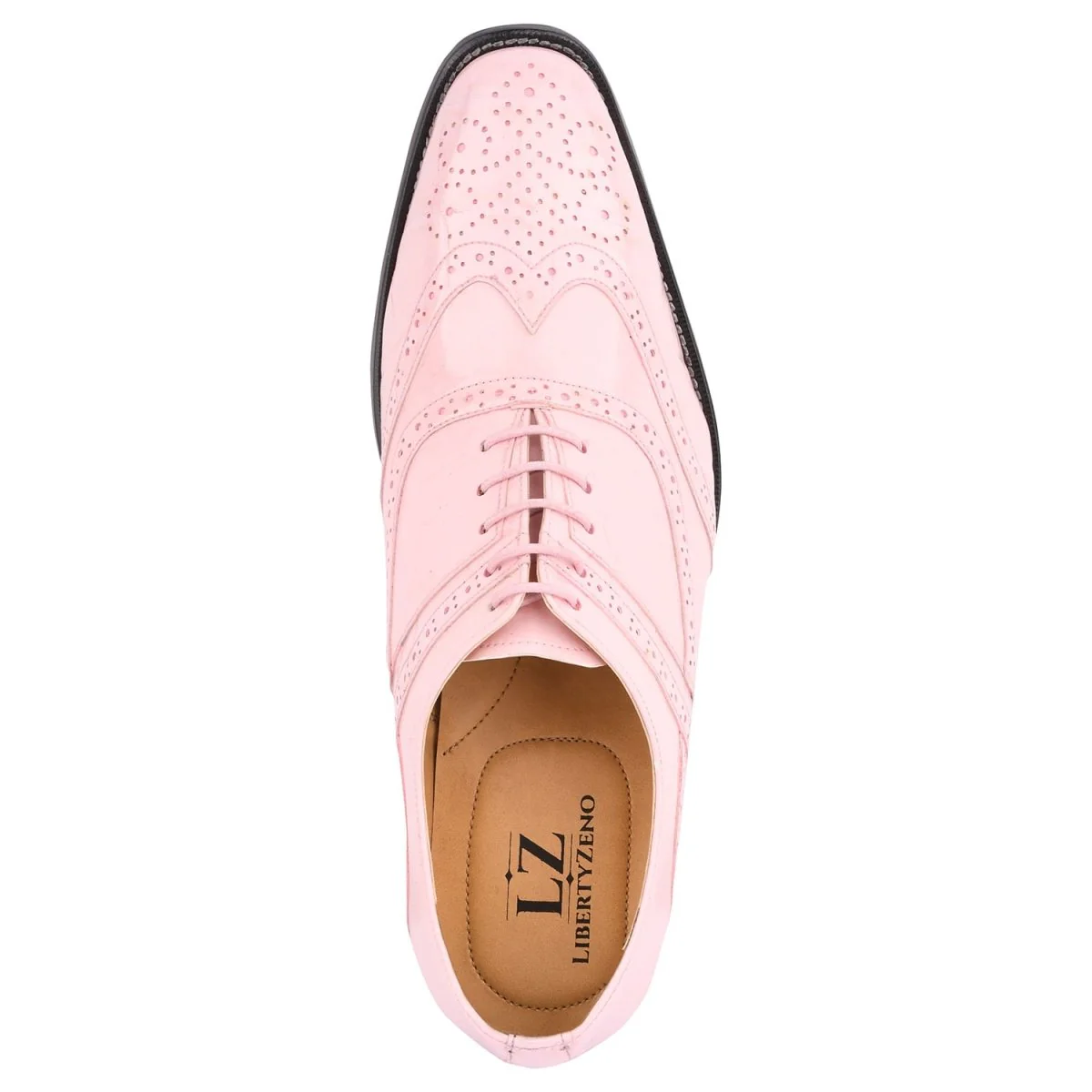 Liberty Zeno Dallas Genuine Leather Oxford Style Brogue Dress Shoes - Image 4