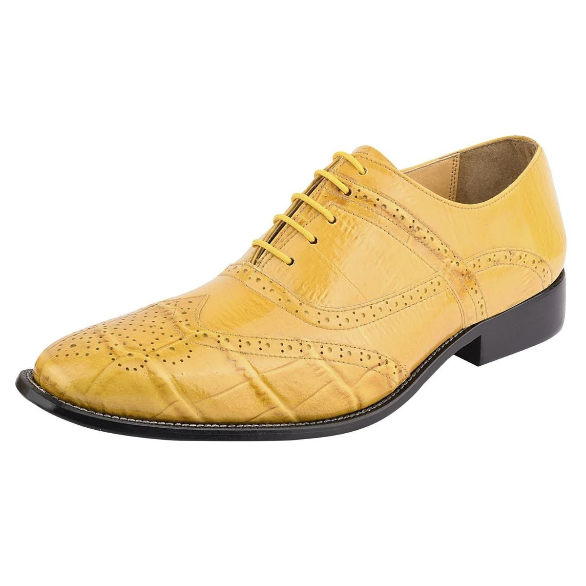 Liberty Zeno Dallas Genuine Leather Oxford Style Brogue Dress Shoes - Image 8