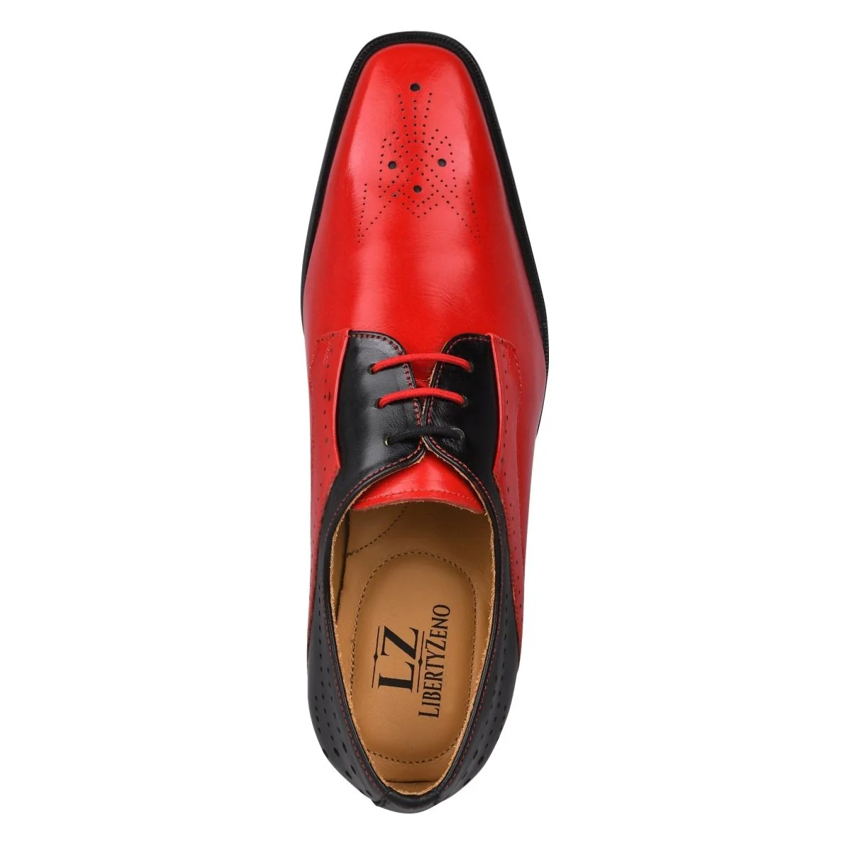 Liberty Zeno David Genuine Leather Red Bottom Dress Shoes - Image 5