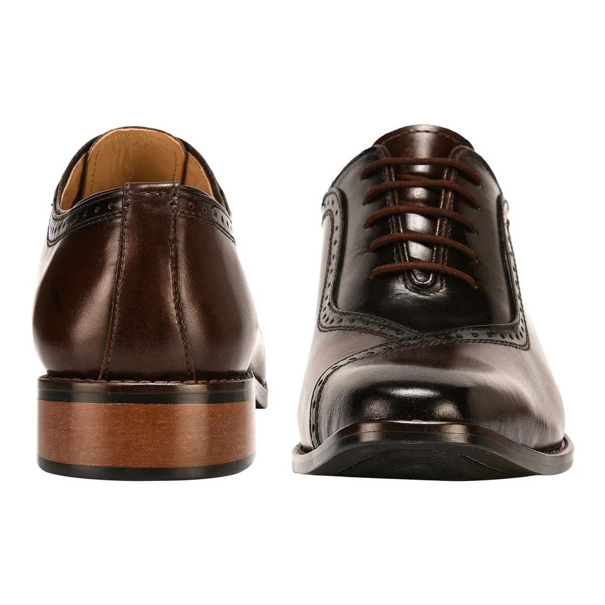 Liberty Zeno Debonair Genuine Leather Oxford Style Dress Shoes For Men - Image 11
