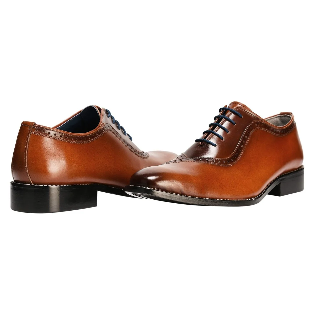 Liberty Zeno Debonair Genuine Leather Oxford Style Dress Shoes For Men - Image 17