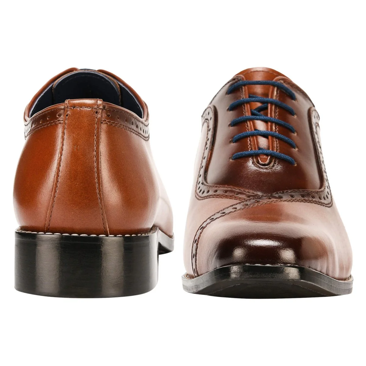 Liberty Zeno Debonair Genuine Leather Oxford Style Dress Shoes For Men - Image 20