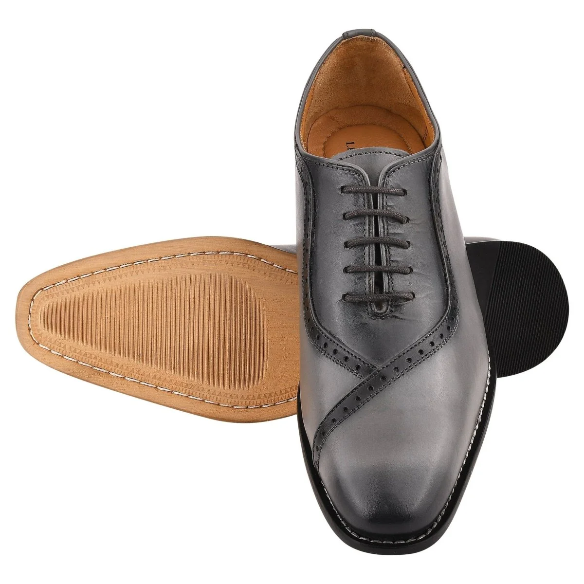 Liberty Zeno Debonair Genuine Leather Oxford Style Dress Shoes For Men - Image 22