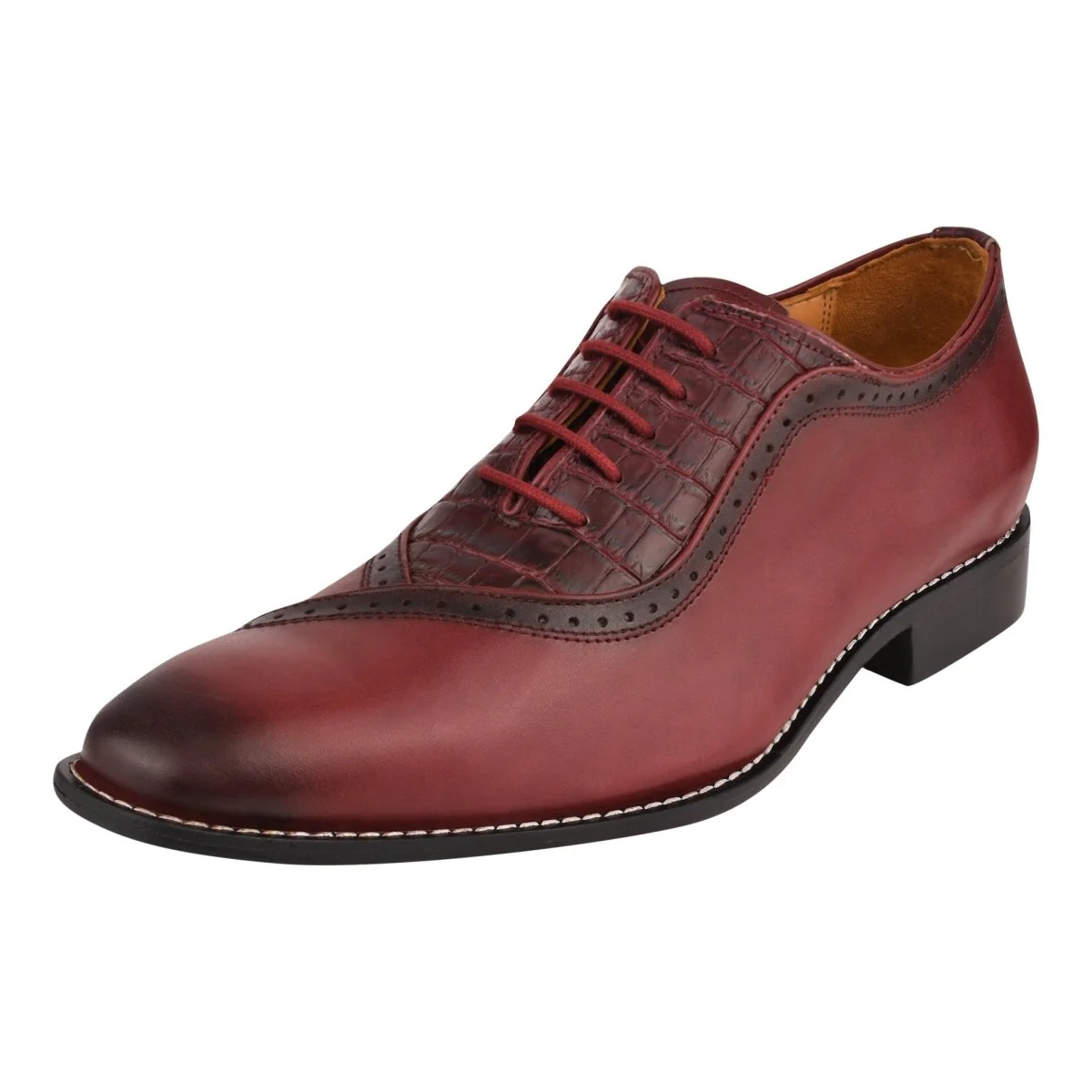 Liberty Zeno Debonair Genuine Leather Oxford Style Dress Shoes For Men - Image 33