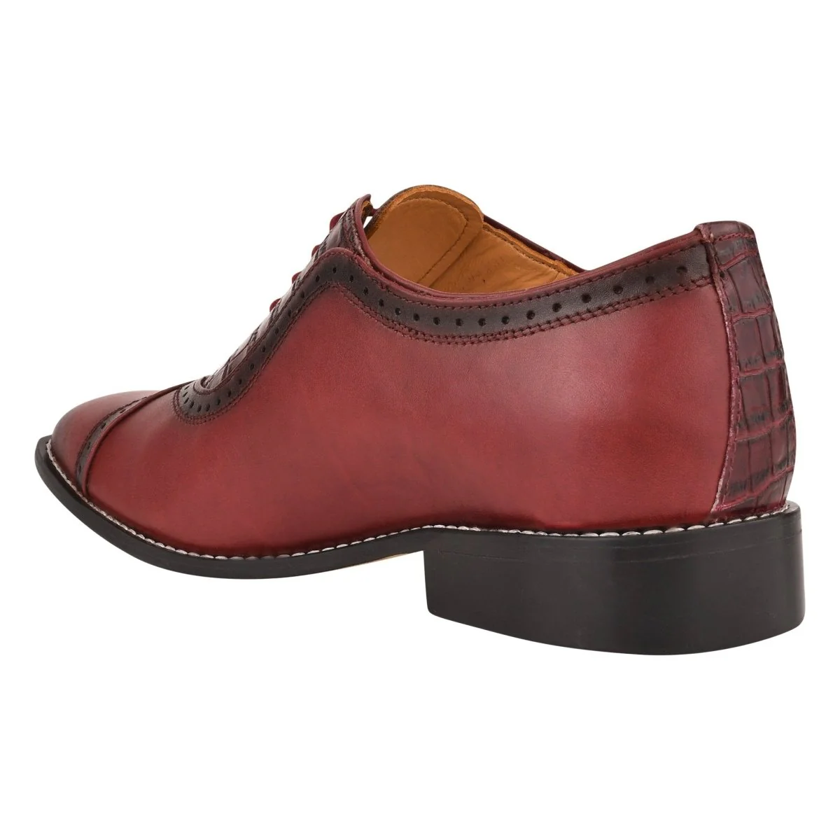 Liberty Zeno Debonair Genuine Leather Oxford Style Dress Shoes For Men - Image 35