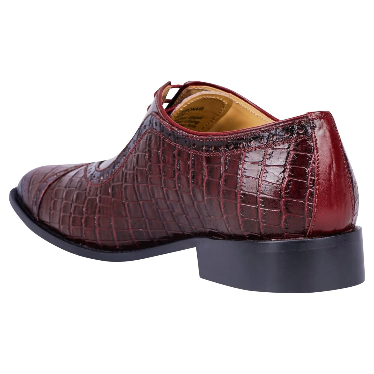 Liberty Zeno Debonair Genuine Leather Oxford Style Dress Shoes For Men - Image 42