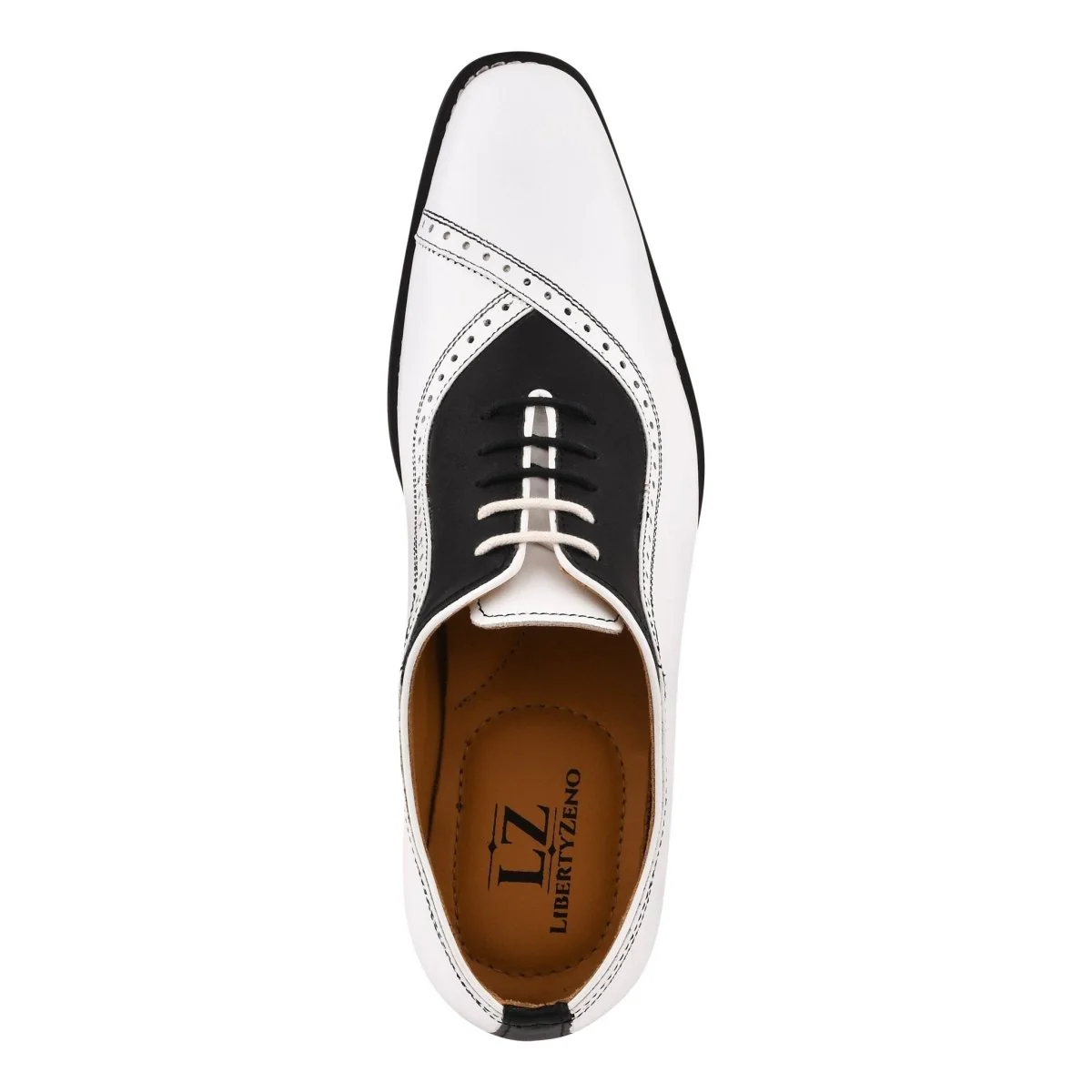 Liberty Zeno Debonair Genuine Leather Oxford Style Dress Shoes For Men - Image 55
