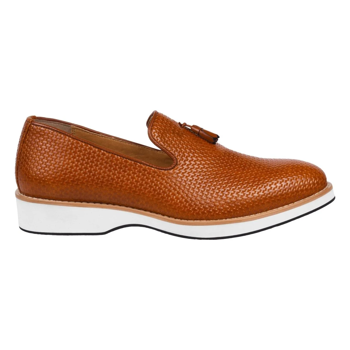 Liberty Zeno Denis Mens knitted Upper Eva Sole Tassel Loafers - Image 6