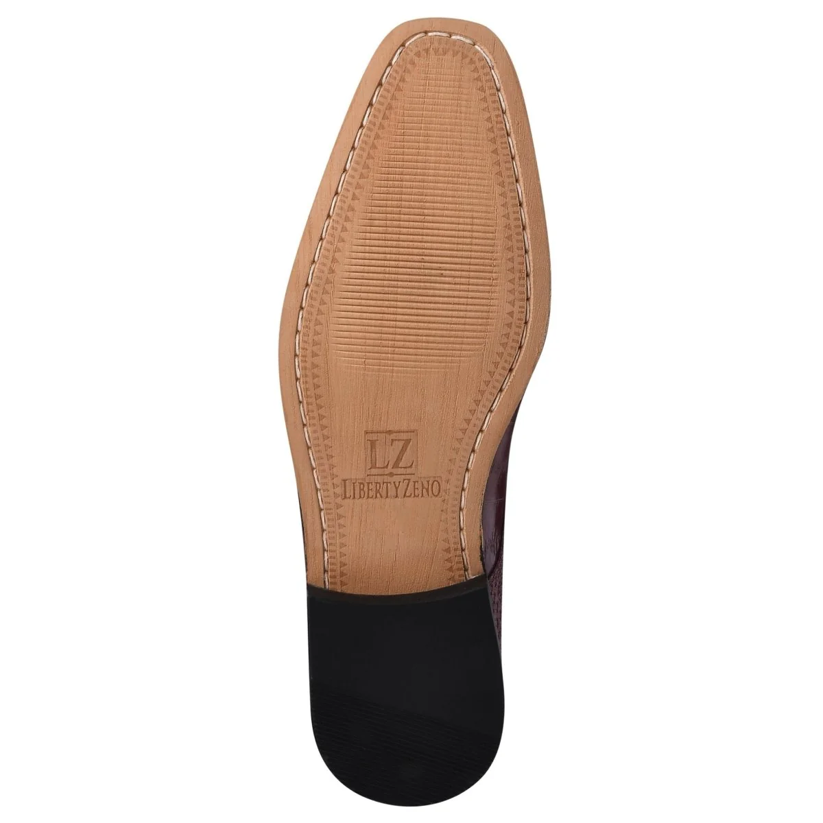 Liberty Zeno Donald Genuine Leather Oxford Style Tread Design Dress Shoes - Image 8