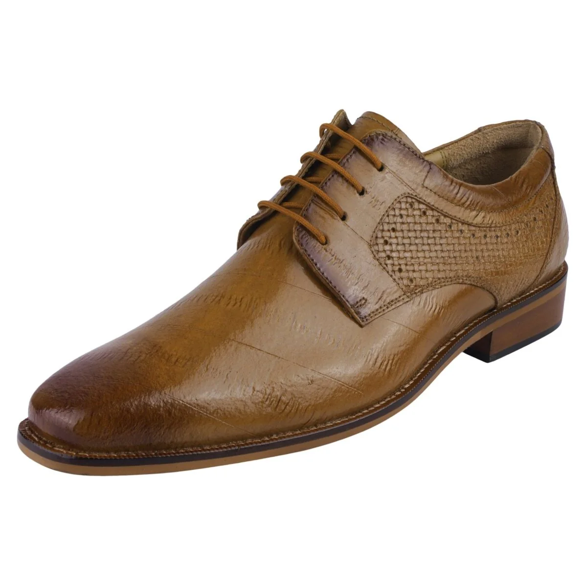 Liberty Zeno Donald Genuine Leather Oxford Style Tread Design Dress Shoes - Image 9