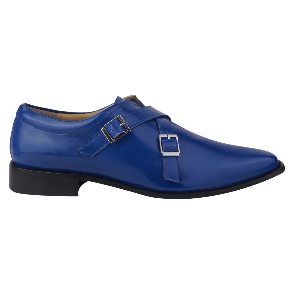 Liberty Zeno DONNA Leather Oxford Style Double Buckle Monk Straps Shoes For Men - Image 21