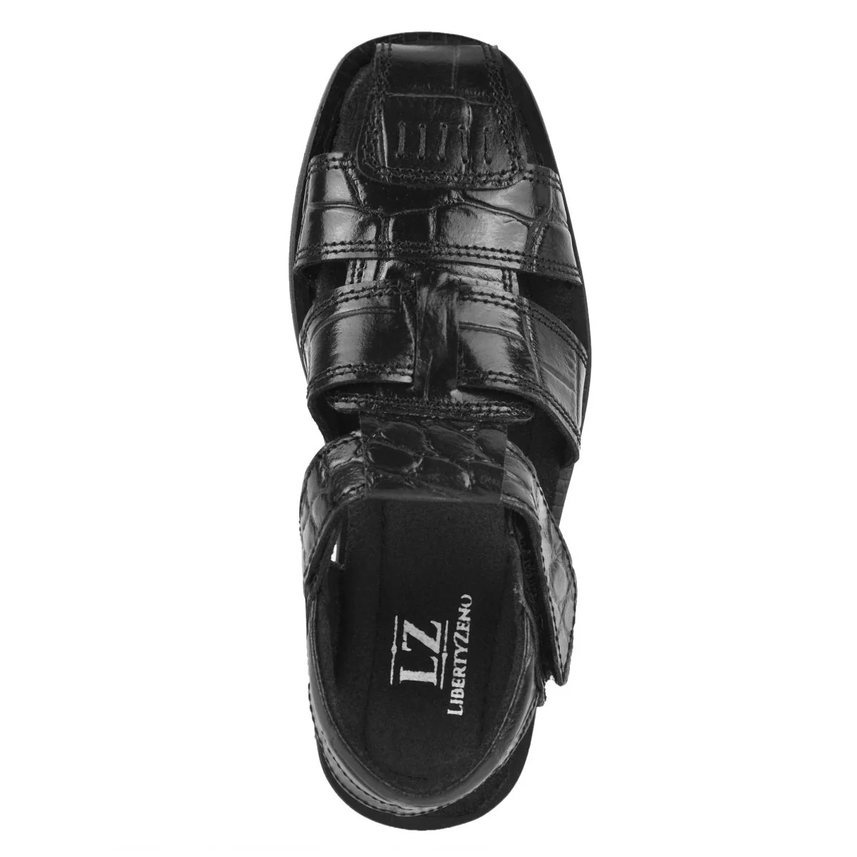 Liberty Zeno DYTAN Kids Genuine Leather Fisherman Crocodile Print Design Sandals - Image 13