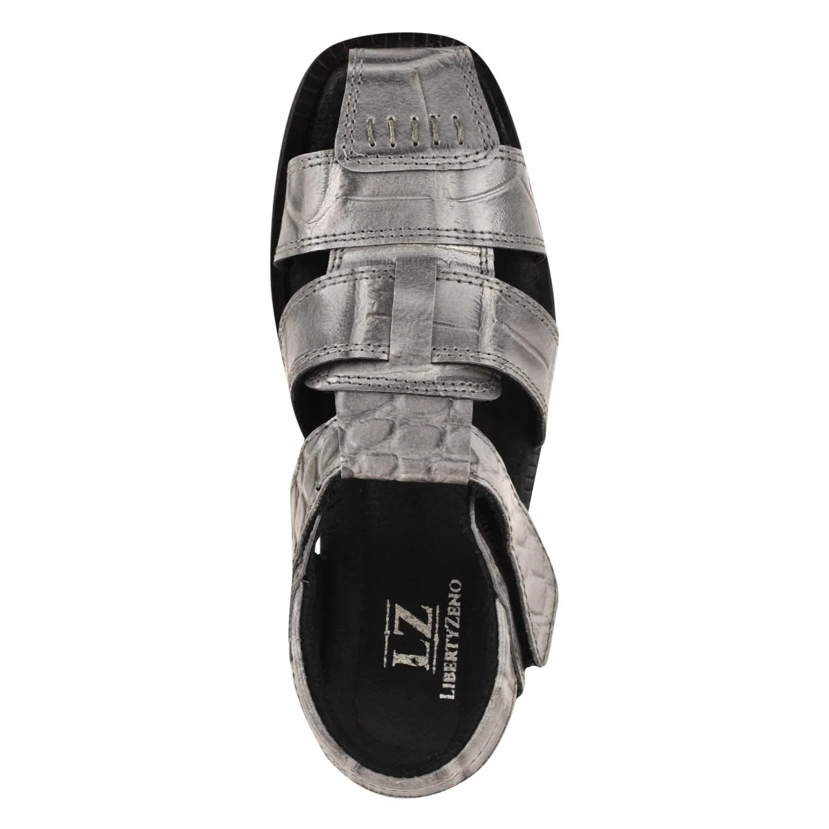Liberty Zeno DYTAN Kids Genuine Leather Fisherman Crocodile Print Design Sandals - Image 5