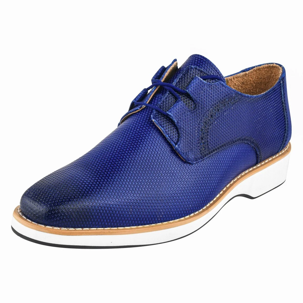 Liberty Zeno Eric Genuine Leather Oxford Style Lace-Up Dress Shoes For Men