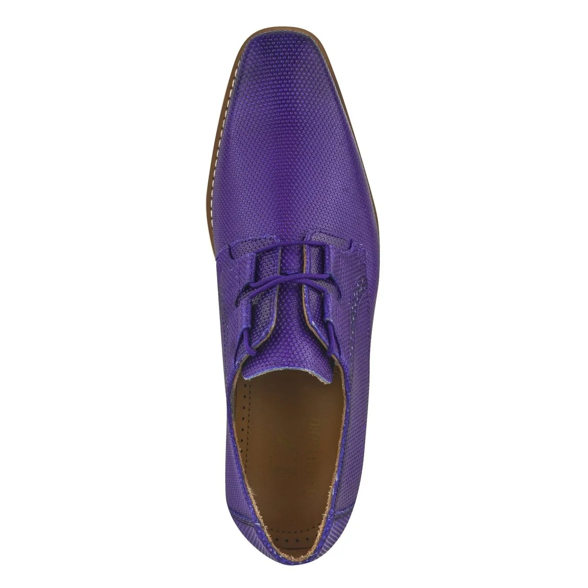 Liberty Zeno Eric Genuine Leather Oxford Style Lace-Up Dress Shoes For Men - Image 11