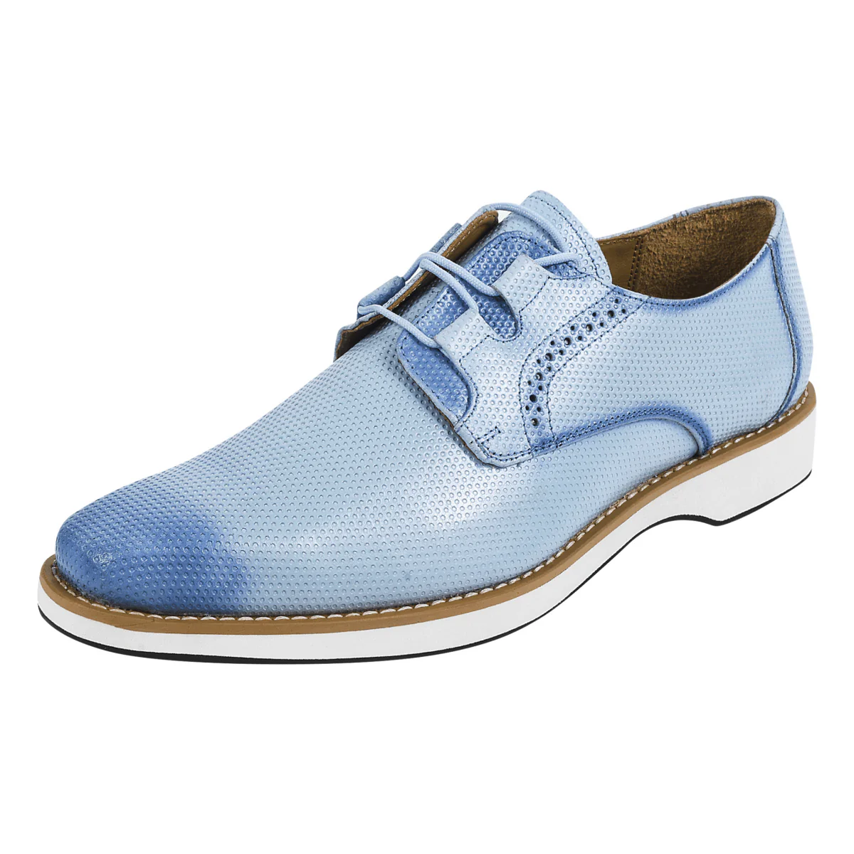 Liberty Zeno Eric Genuine Leather Oxford Style Lace-Up Dress Shoes For Men - Image 15
