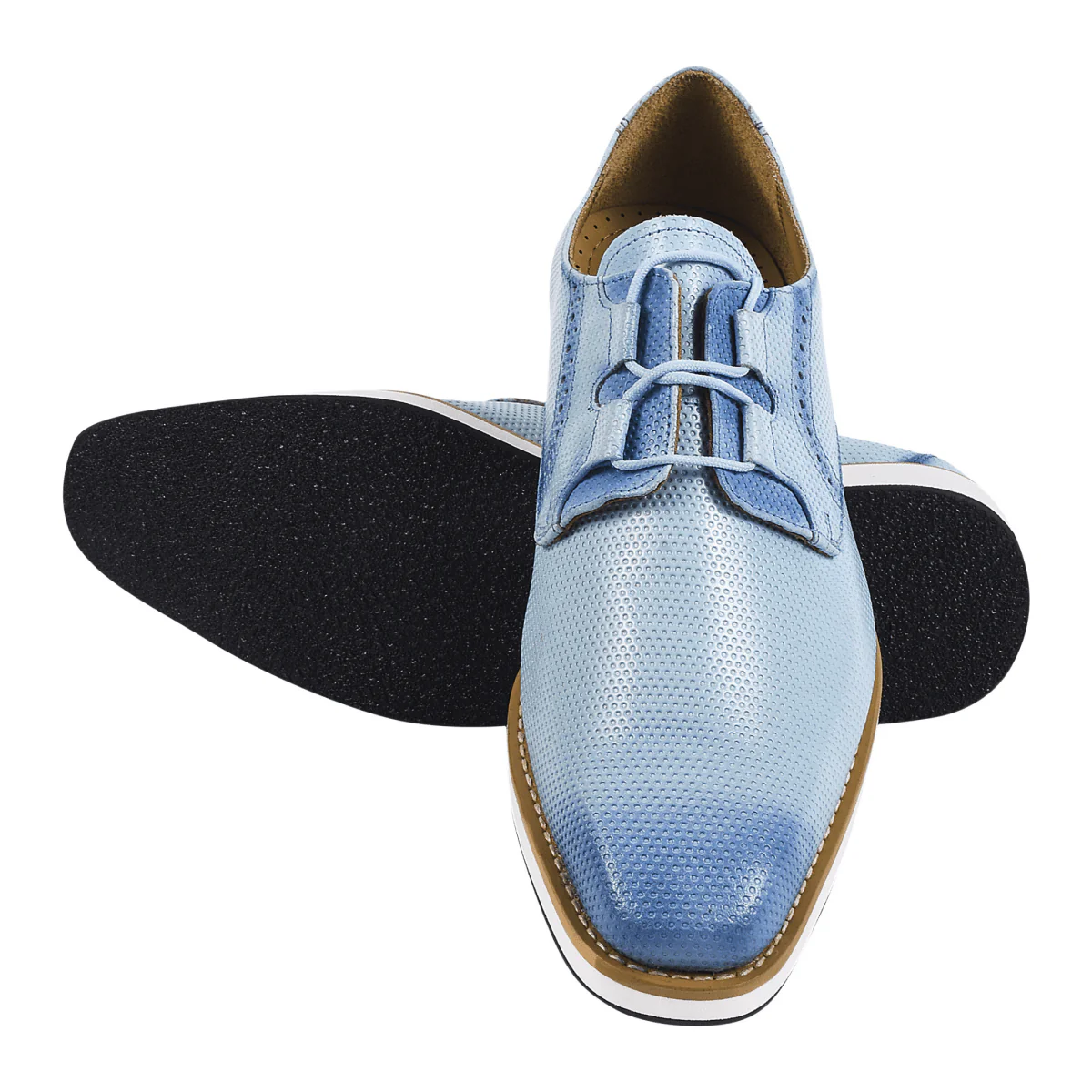 Liberty Zeno Eric Genuine Leather Oxford Style Lace-Up Dress Shoes For Men - Image 16