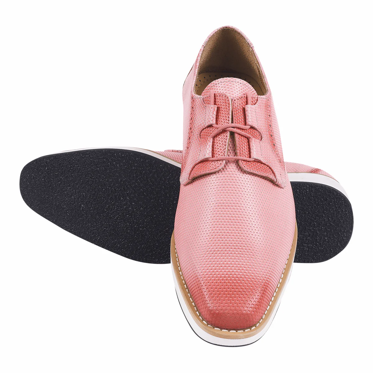 Liberty Zeno Eric Genuine Leather Oxford Style Lace-Up Dress Shoes For Men - Image 24