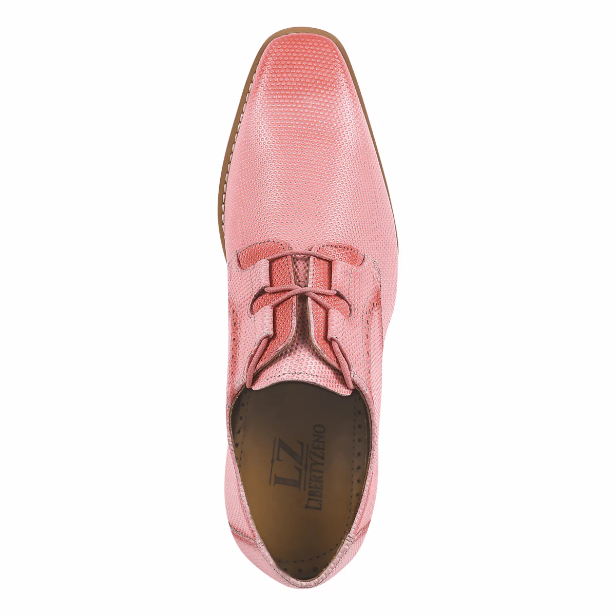Liberty Zeno Eric Genuine Leather Oxford Style Lace-Up Dress Shoes For Men - Image 26