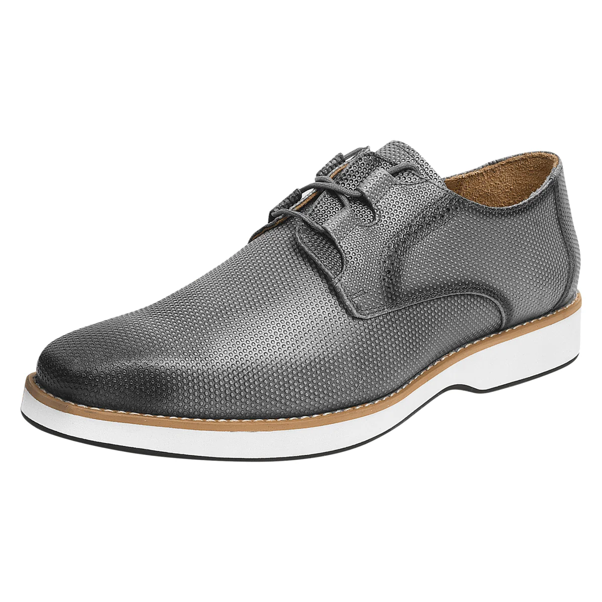 Liberty Zeno Eric Genuine Leather Oxford Style Lace-Up Dress Shoes For Men - Image 31