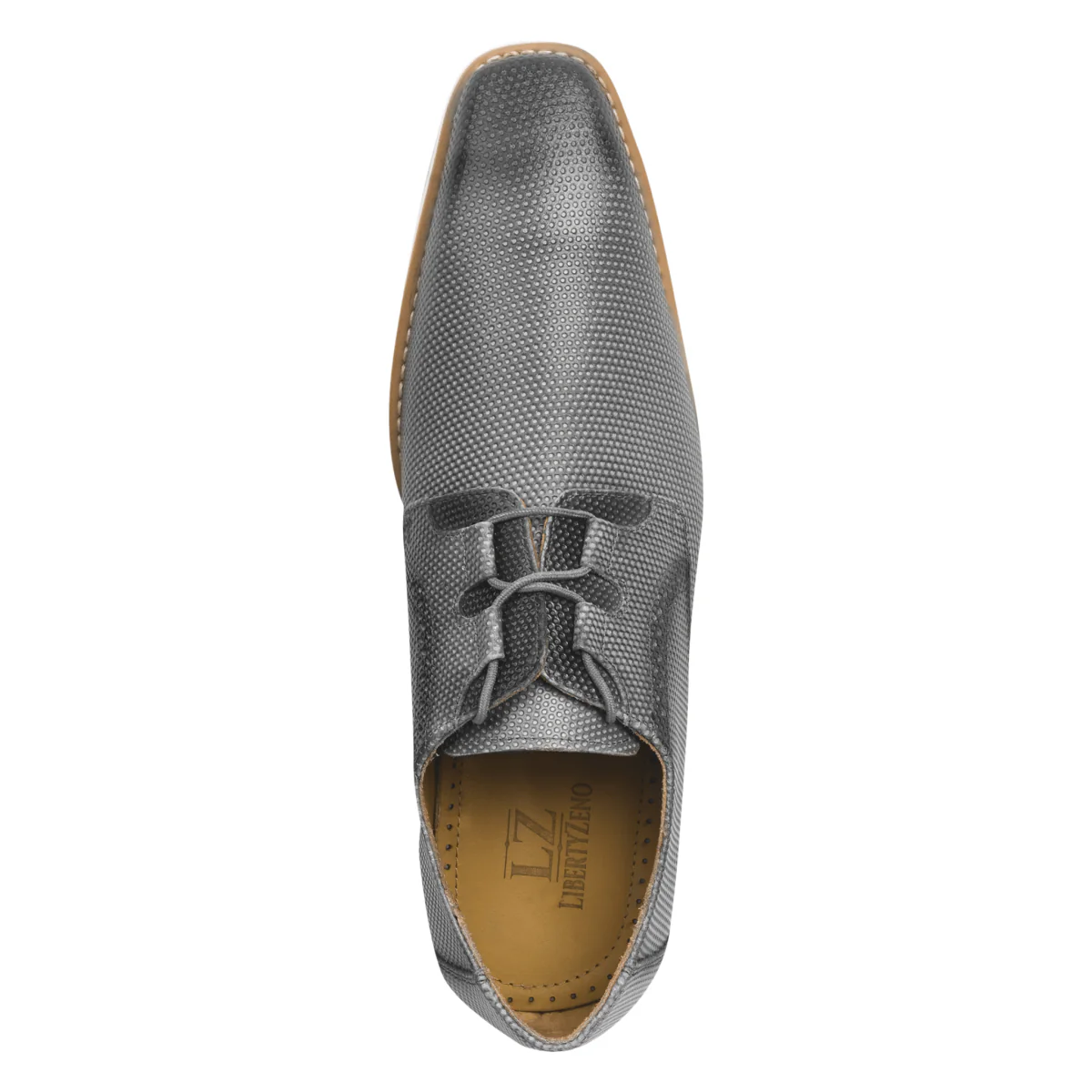 Liberty Zeno Eric Genuine Leather Oxford Style Lace-Up Dress Shoes For Men - Image 34