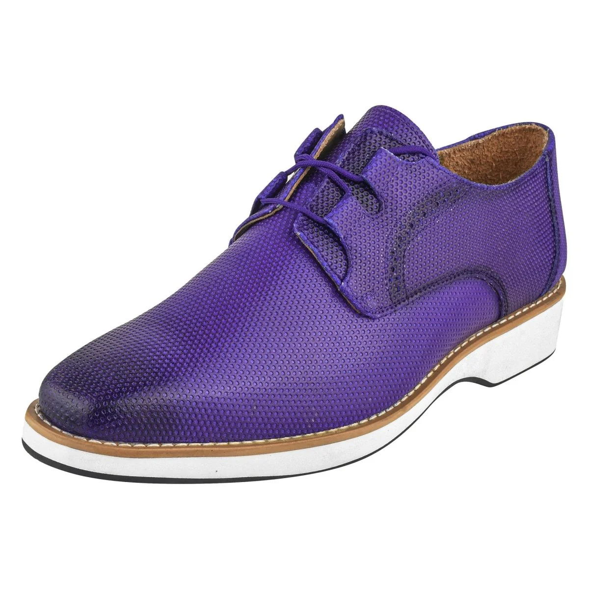 Liberty Zeno Eric Genuine Leather Oxford Style Lace-Up Dress Shoes For Men - Image 8