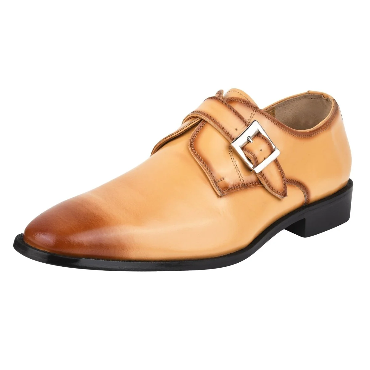 Liberty Zeno GLORIA Genuine Leather Oxford Style Monk Straps Shoe - Image 16