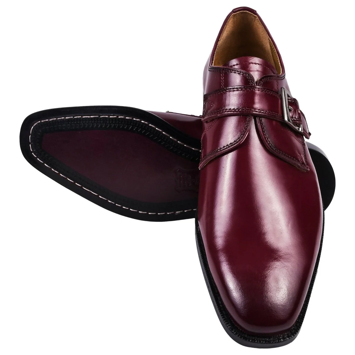Liberty Zeno GLORIA Genuine Leather Oxford Style Monk Straps Shoe - Image 24
