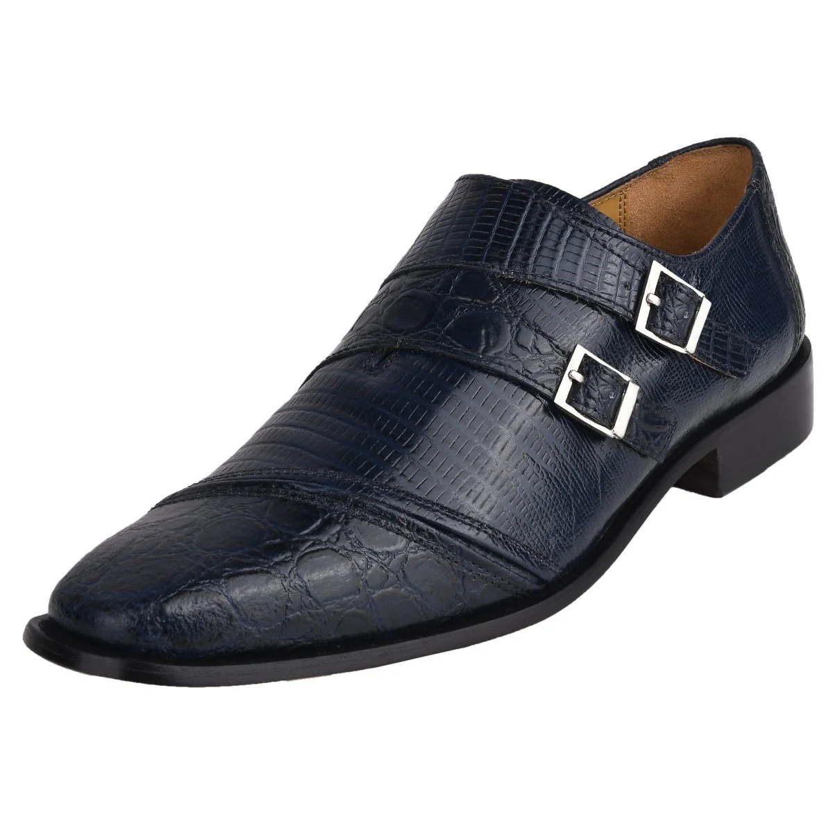 Liberty Zeno Grace Men’s Double Monk Strap Dress Shoes – Genuine Leather Oxford Style Formal Shoes - Image 7
