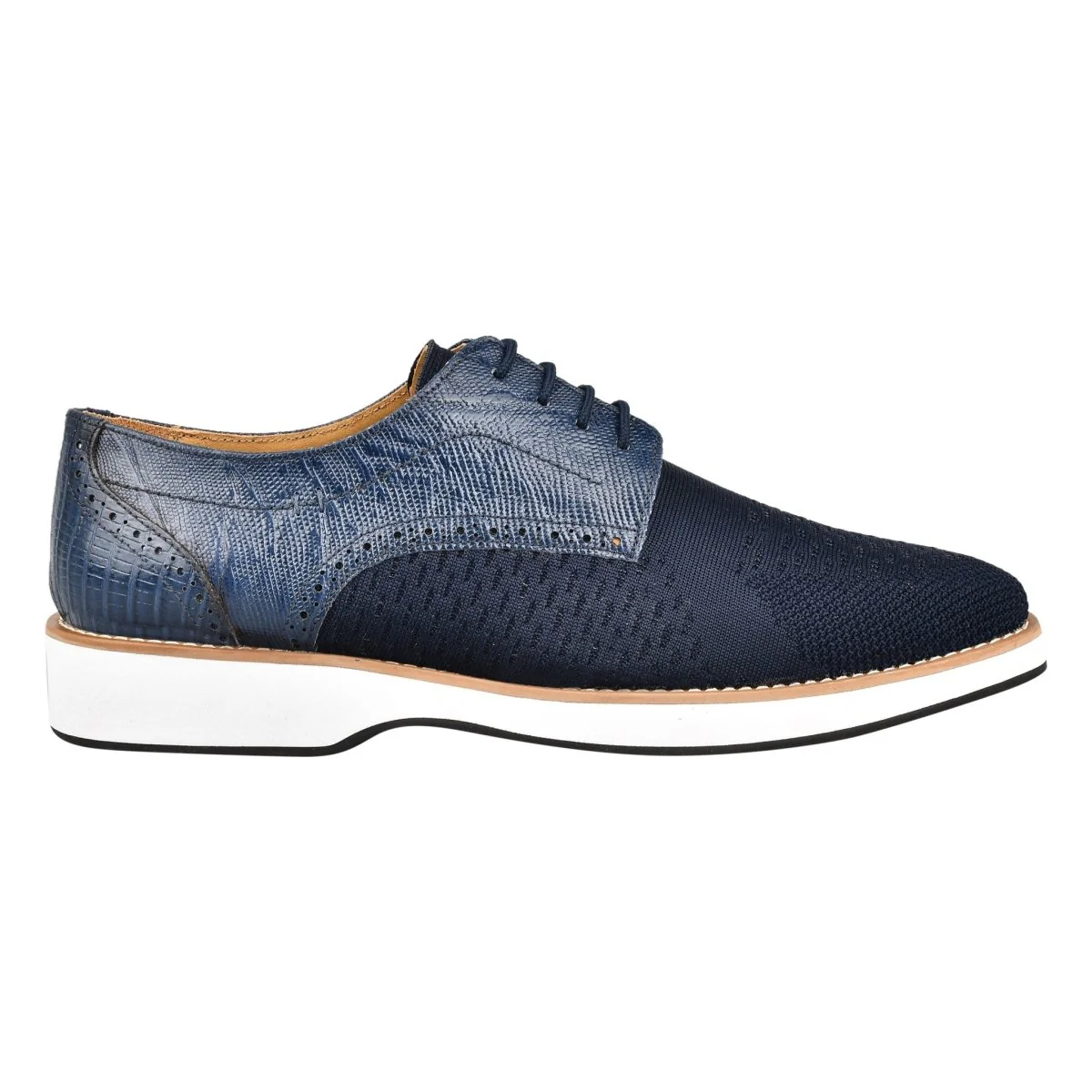 Liberty Zeno Gutta Lizard Print Leather Textile Casual Sneakers - Image 21