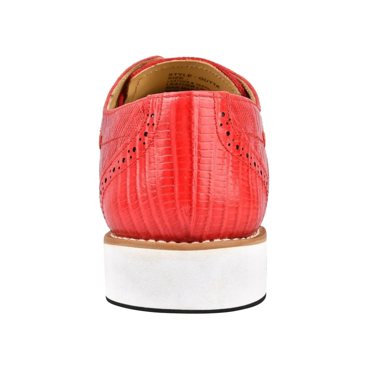 Liberty Zeno Gutta Lizard Print Leather Textile Casual Sneakers - Image 8