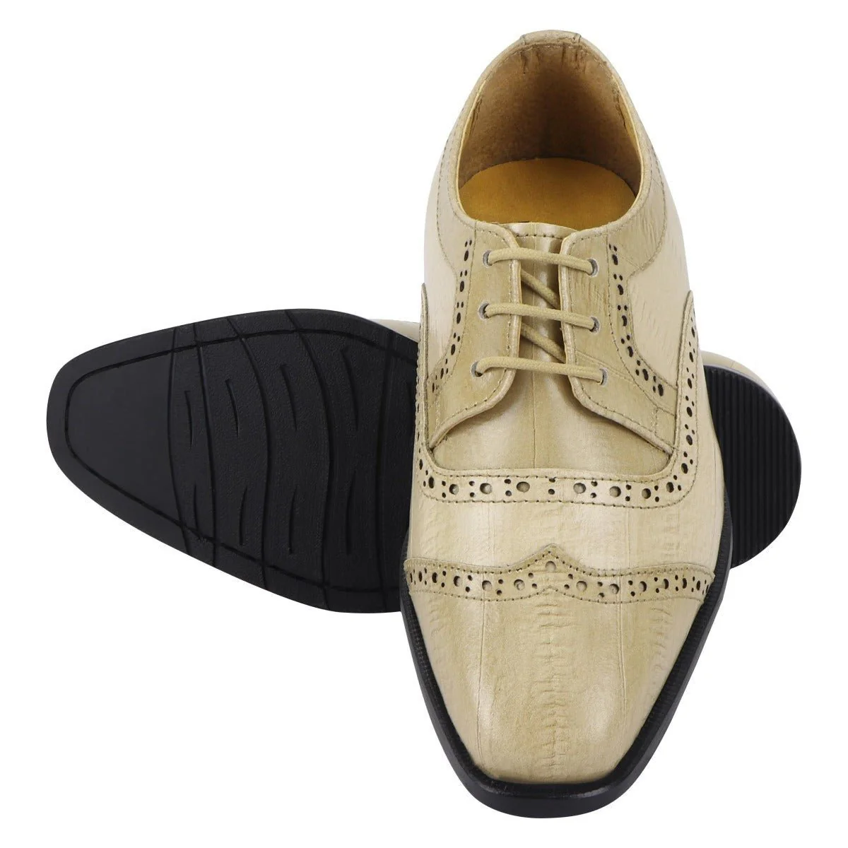 Liberty Zeno Harp Leather Oxford Style Dress Shoes - Image 9