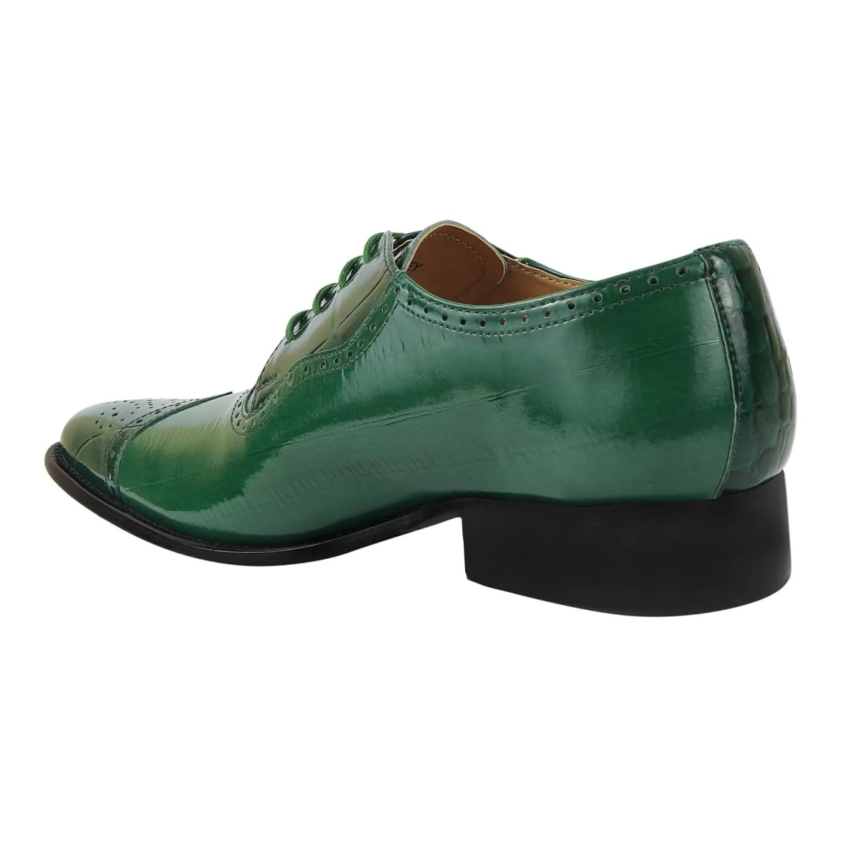 Liberty Zeno Henley Genuine Leather Oxford Style Brogue Dress Shoes - Image 3