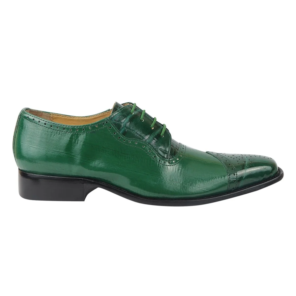 Liberty Zeno Henley Genuine Leather Oxford Style Brogue Dress Shoes - Image 5