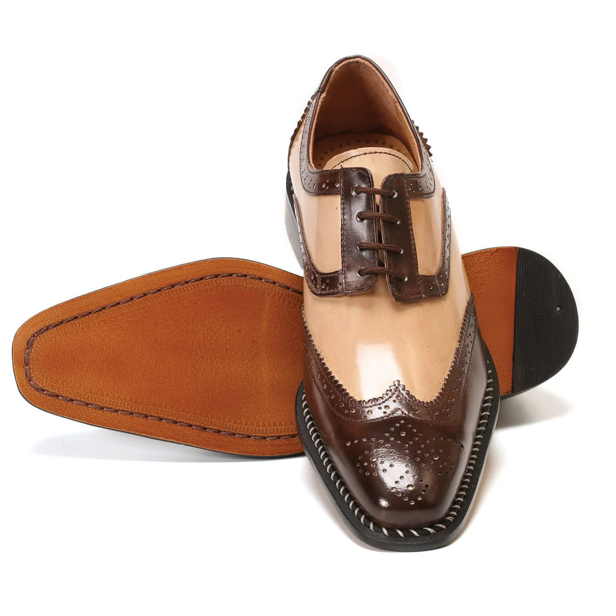 Liberty Zeno Hope Leather Oxford Wingtip Style Dress shoes - Image 2