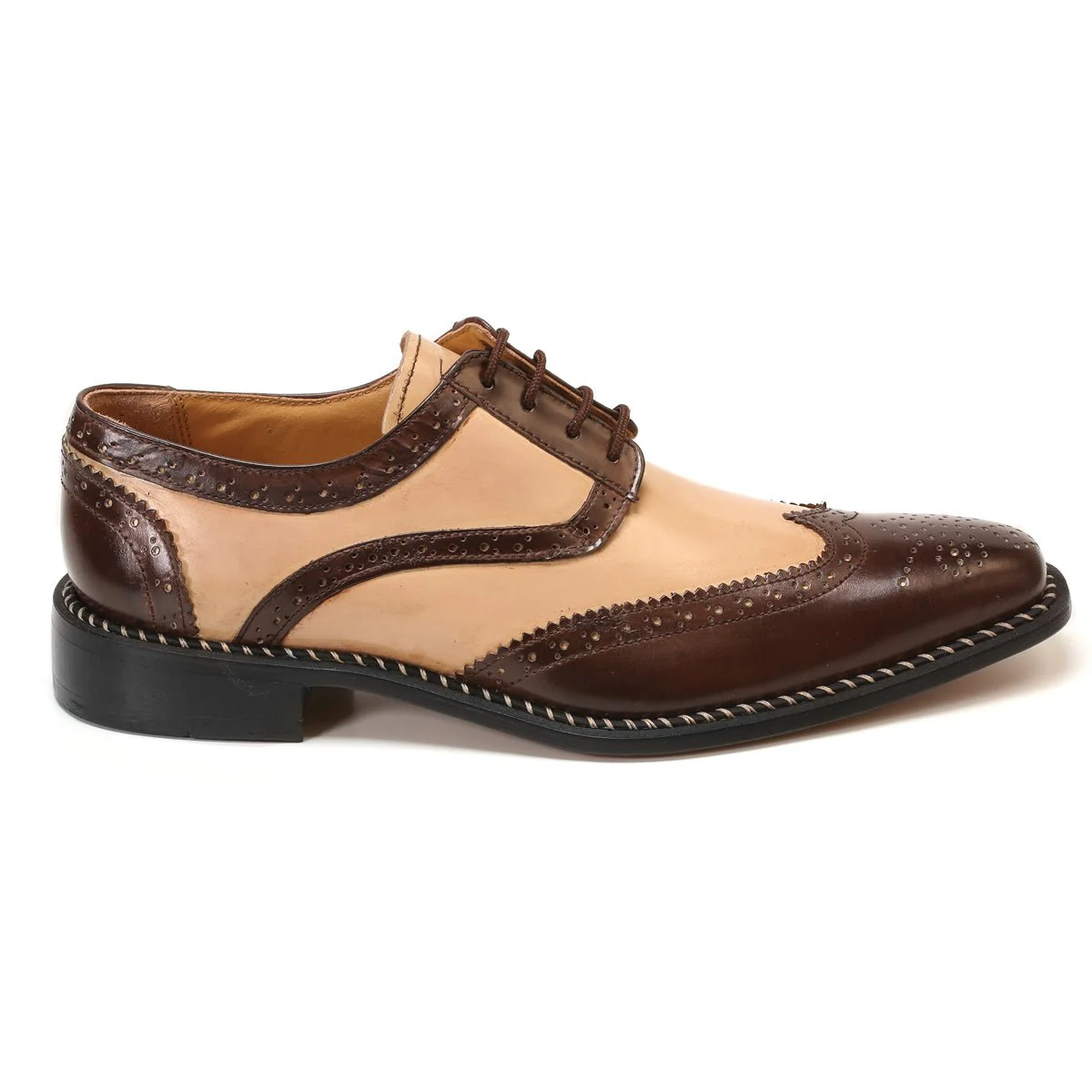Liberty Zeno Hope Leather Oxford Wingtip Style Dress shoes - Image 4
