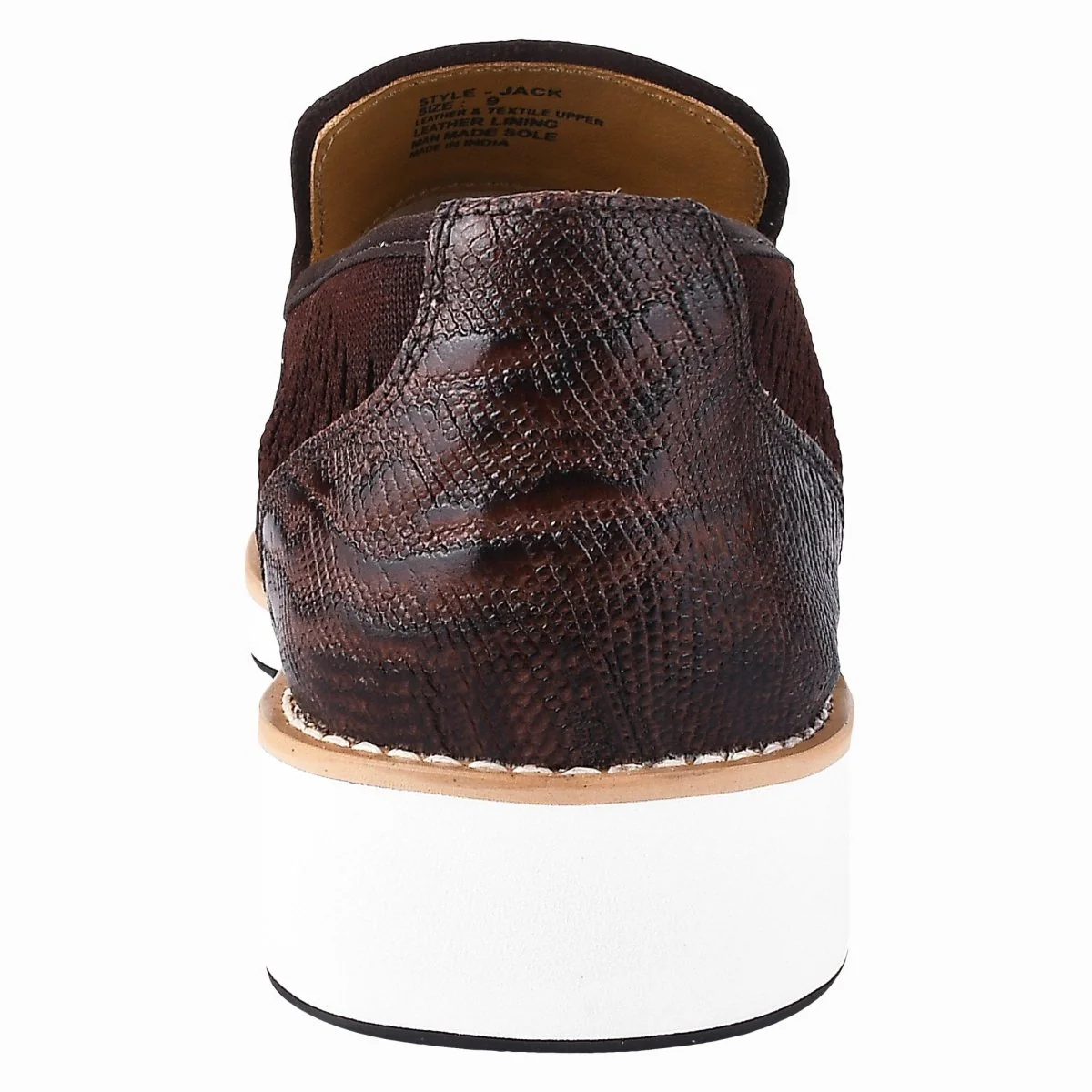 Liberty Zeno Jack Mens Leather Textile Casual Loafers - Image 32