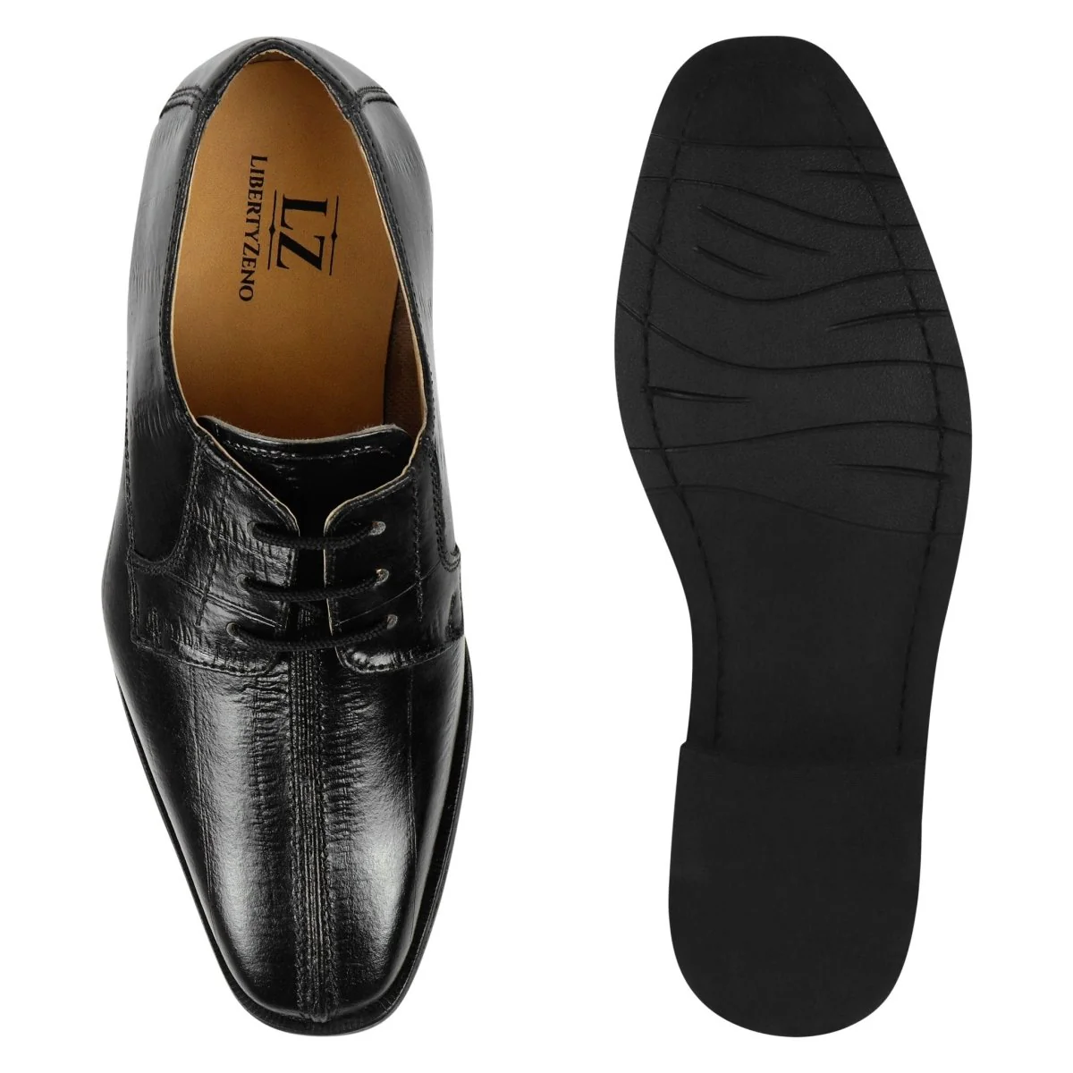 Liberty Zeno Jammy Leather Oxford Style Dress Shoes - Image 5