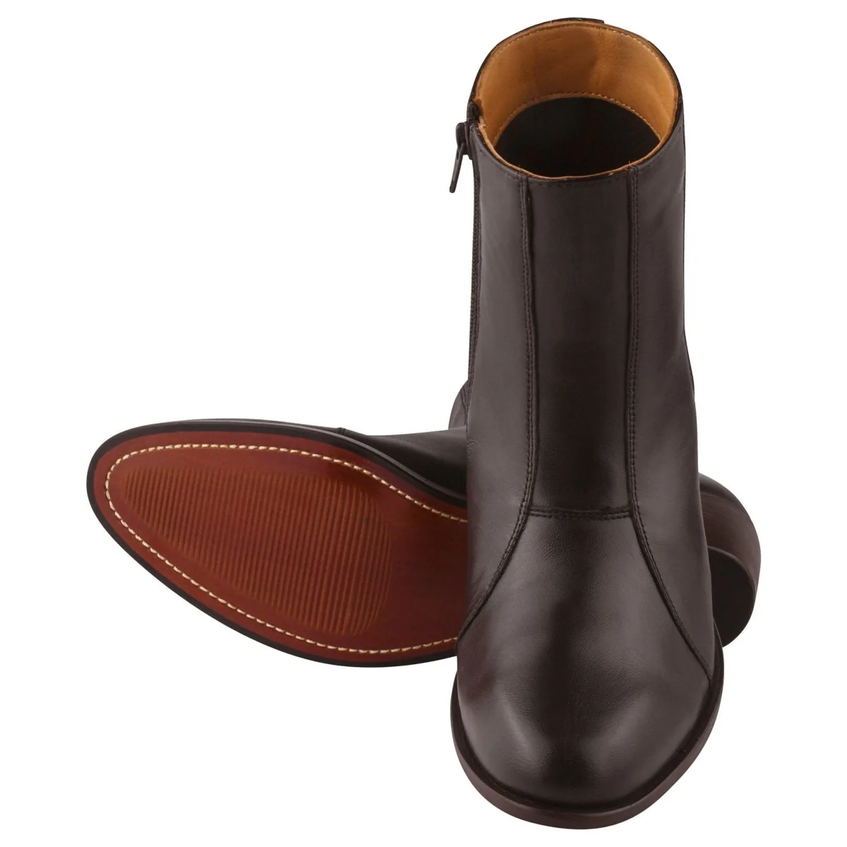 Liberty Zeno Jazzy Jackman Leather Ankle Length Boots for Men - Image 56