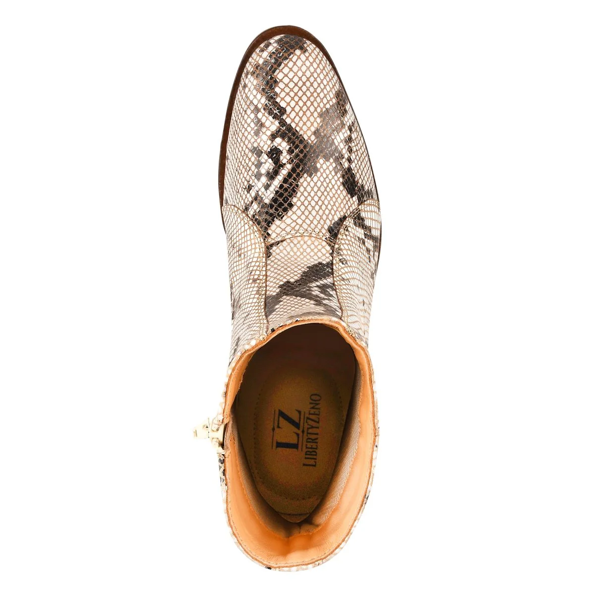 Liberty Zeno Jazzy Jackman Leather Print Ankle Length Boots - Image 45